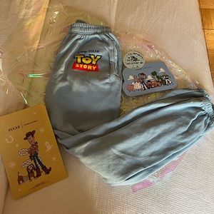 NWOT; Stoney Clover Toy Story Sweatpants- Size XS; never used